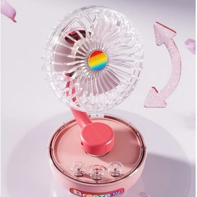 Mini Ventilatore Ricaricabile Forte Flusso D'aria per Ufficio, Studio, Studenti - Bild 1 von 4