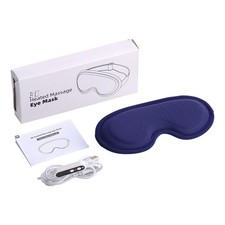 3D Heated Massage Eye Mask Hot Compress with 5 Heating Levels, 6 Vibration Modes
