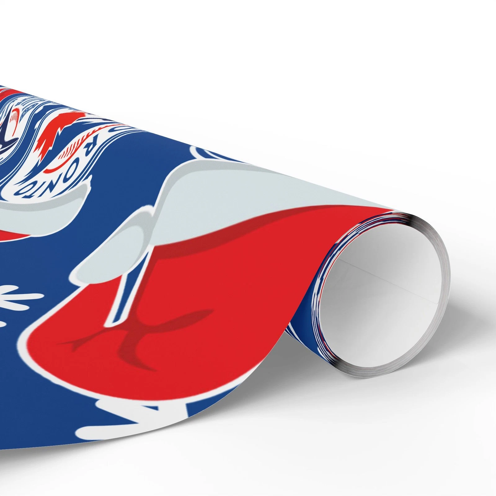 Toronto Blue Jays Gift Wrapping Paper, Baseball Team Holiday