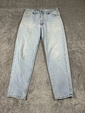 Vintage Levis 550 Orange Tab Jeans Mens 34x30 Light Wash  Denim Zip Fly Usa 