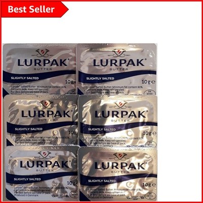 Einzeln verpackt 30 x 8g cremig gesalzene Butter Portionen zum einfachen Verteilen