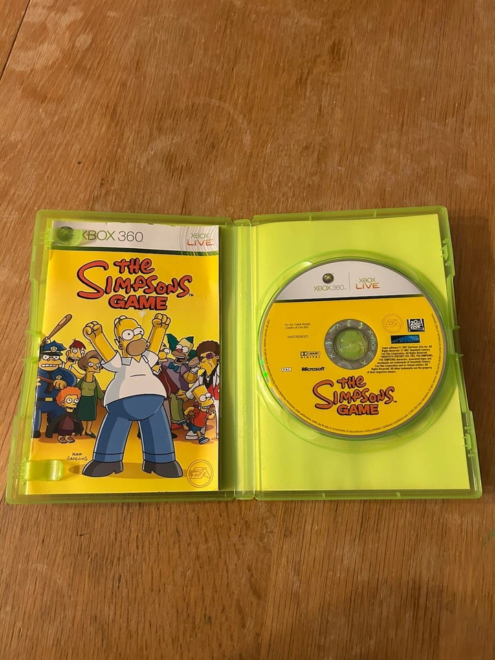 The Simpsons Game (Microsoft Xbox 360, 2007) - PAL - Image 3 of 3