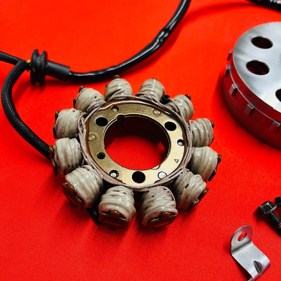 KX250F STATOR FLY 轮子 MAGNETO 正品 原始设备制造商 川崎 KX 250 F (2013-2018) — 第 4/4 张图片