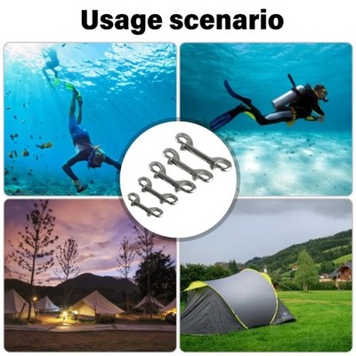 Scubas Diving Double Ended Hook Eyes Bolts Snap Hook Diving Equipment
