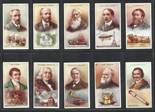 1924 BUCKTROUT INVENTORS SERIES FULL SET 20 CIGARETTE CARDS EXC EDISON FRANKLIN