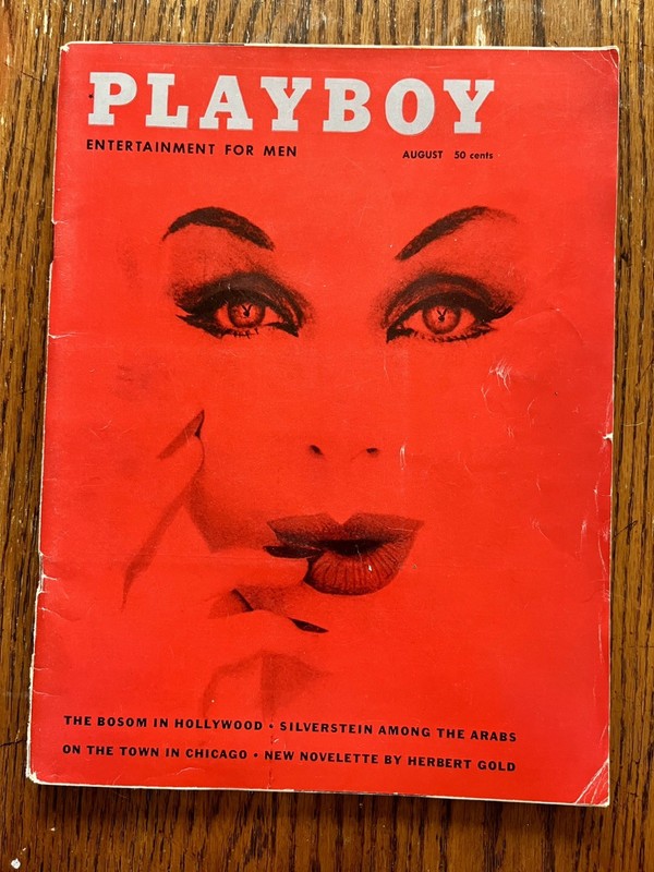 Playboy Magazine August 1959 Centerfold Intact Solid Condition