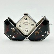 SEIKO Momotaro Pocket Watch 21-7510 Manual Wind White Dial Working Vintage