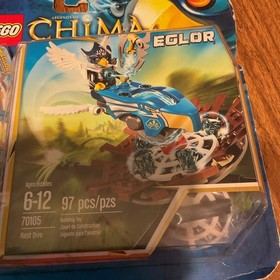 Sealed LEGO LEGENDS OF CHIMA: Nest Dive (70105) Shelf Wear Lb45 + Xtra