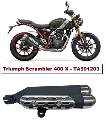 Genuine Exhaust Silencer Fit For Triumph Scrambler 400 X - TA591203