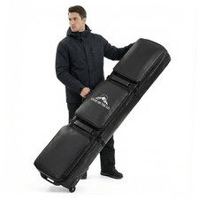 Ski Bag with Wheels, Extendable Snowboard Bag, 69-73"H x 12.6"W x 7"D