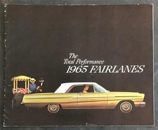 FORD FAIRLANE CANADA Car Sales Brochure 1965  500 Hardtop SEDAN Wagon