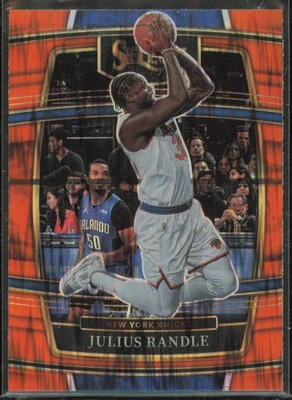 2021-22 Panini Select #88 Julius Randle Orange Flash Prizms