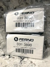 FERNO Washington 430 Restraint 2PC 5' Maroon Lot of 2 NEW 031 3890 Sealed
