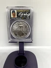 2021p SILVER EAGLE, MLB LEGENDS OF LIFE, EDGAR MARTINEZ MS70. TYPE 1 / 1 OF 50