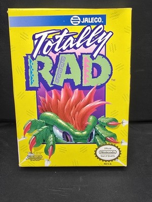 Totally Rad (Nintendo NES) Box and Game No Manual Tested Authentic