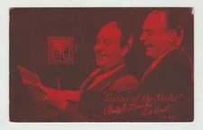 Vintage 1930s Sisters of Skillet Ralph Dumke Ed East  Exhibit Arcade Card