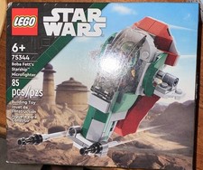 NEW LEGO Star Wars Boba Fett's Starship Microfighter Building Set 75344 (85 Pcs)