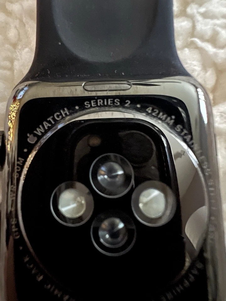 Apple Watch Series 2 42mm Stainless Steel Black Sapphire Crystal, WR-50m - Image 4 of 4