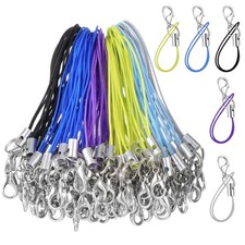 100Pcs Phone Charm Straps with Lobster Clasp, Cell Phone Lanyard Charm Strap ...