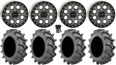 System 3 SB-7 Bdlk 18'' Wheels 4+3 33x8 (6ply) BKT171 Tires Polaris RangerXP 9/1K