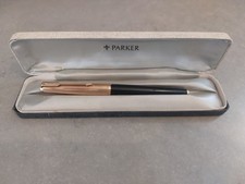 Vintage Parker 61 Mk2 Fountain Pen Original Box Made In England  12ct Gold Cap