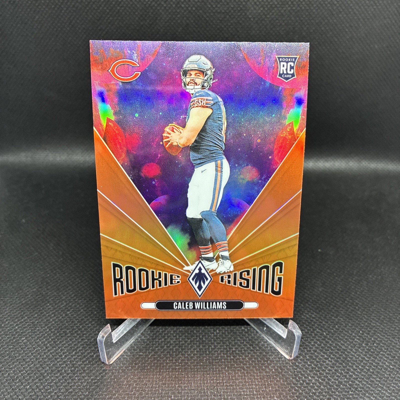2024 Panini Phoenix - Caleb Williams - Rookie Rising Orange COLOR MATCH #RR-CWS