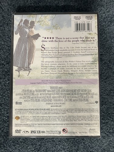 The Color Purple | DVD (1985) | Danny Glover, Whoopi Goldberg | NEW & SEALED - Picture 2 of 3