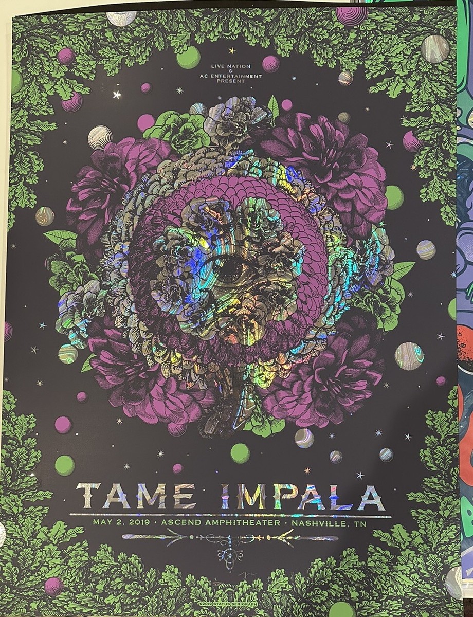 Ultra Rare Tame Impala Nashville Foil Poster | eBay