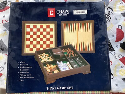Chaps EST. 1978 7-IN-1 Game Set vintage collectors items