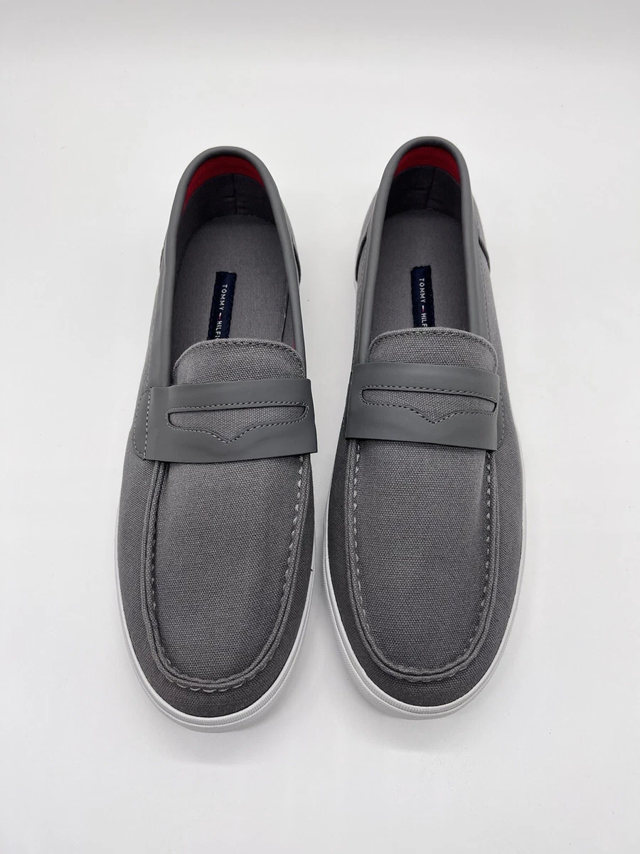 Tommy hilfiger canvas slip ons deals
