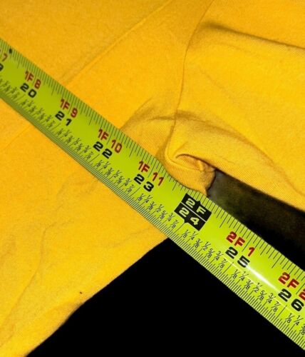 CHAMPION BLACK LABEL NBA Processed Sportswear Elevated Yellow Stretch T-Shirt XL - Picture 4 of 11
