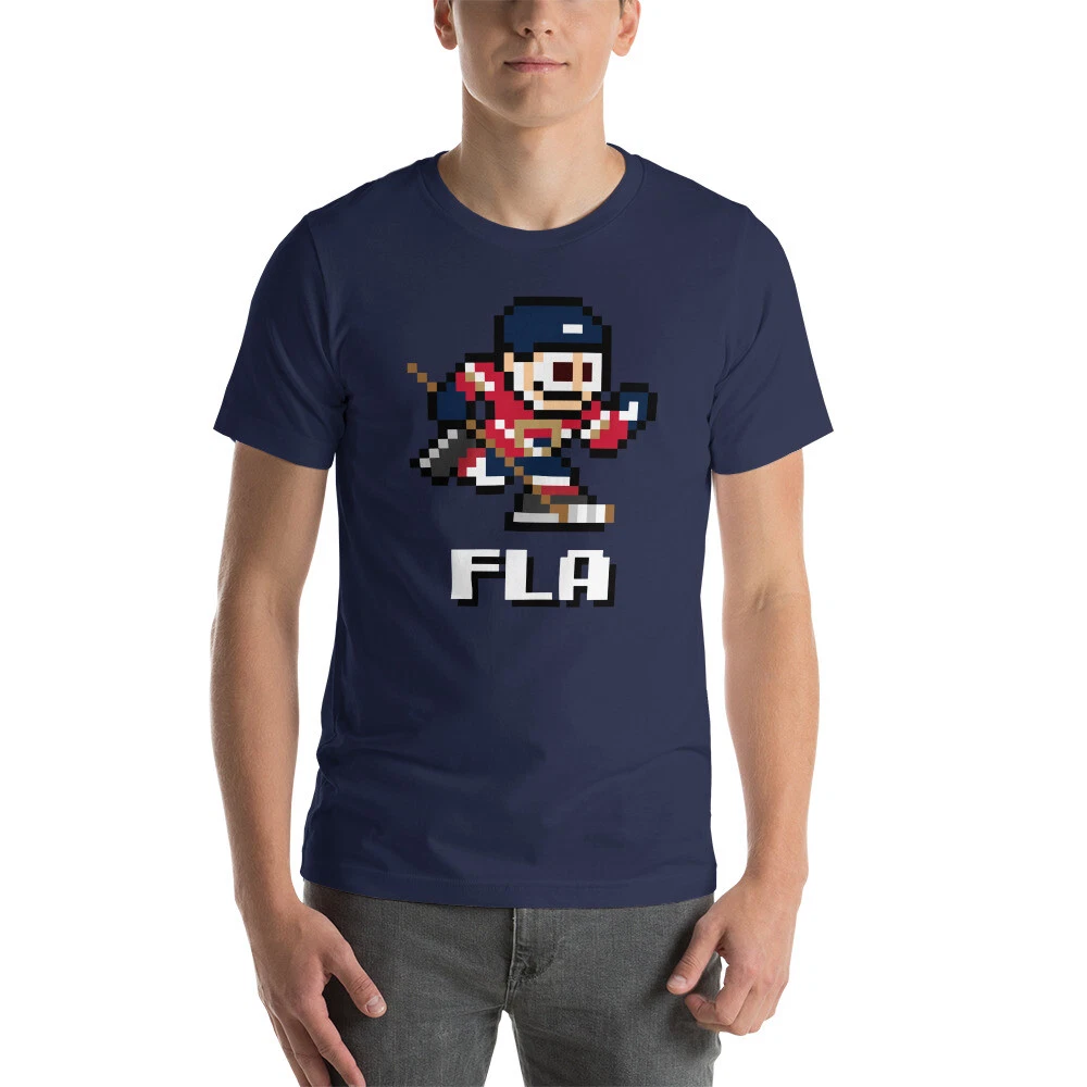 Florida Panthers NES Hockey Team Jersey 8 bit Vintage Nintendo Retro T Shirt