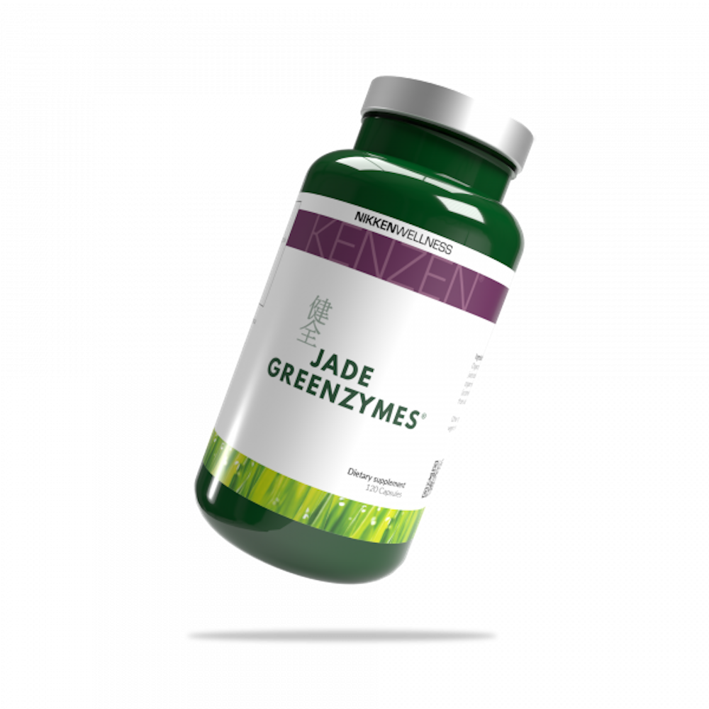 NEW - Nikken Kenzen Jade GreenZymes Organic Barley Grass Capsules