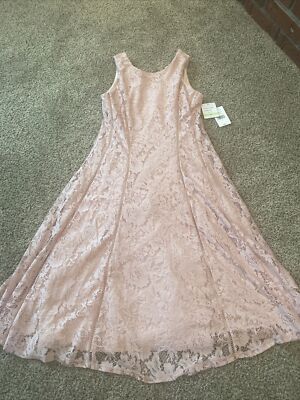 Danny & Nicole Dress Blush Pink Womens 4 Small A Line Semi Formal MSRP $74  New | eBay