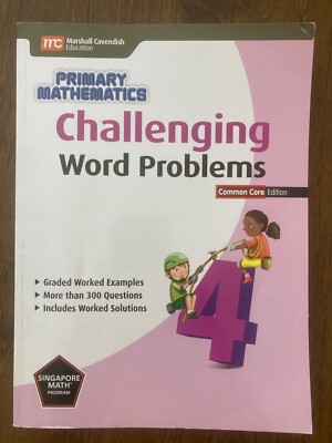 CHALLENGING WORD PROBLEMS (COMMON CORE ED.): GRADE 4 By Yan Kow Cheong BRAND NEW
