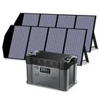 ALLPOWERS 2400W Portable Power Station Generator RV With 2X 140W Solar Panel