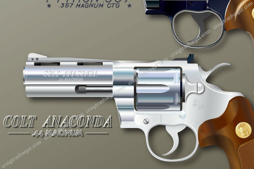 Firearms,Colt,Revolver,Anaconda,Cobra,King,Diamondback,Python,Trooper ...
