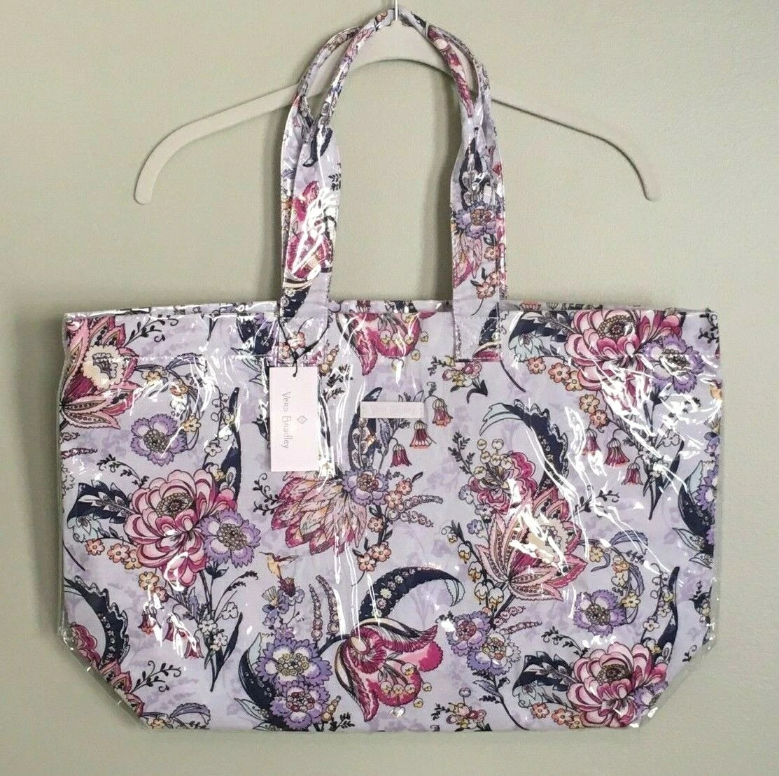Vera Bradley City Shopper Tote Bag HUMMINGBIRD PARK NWT