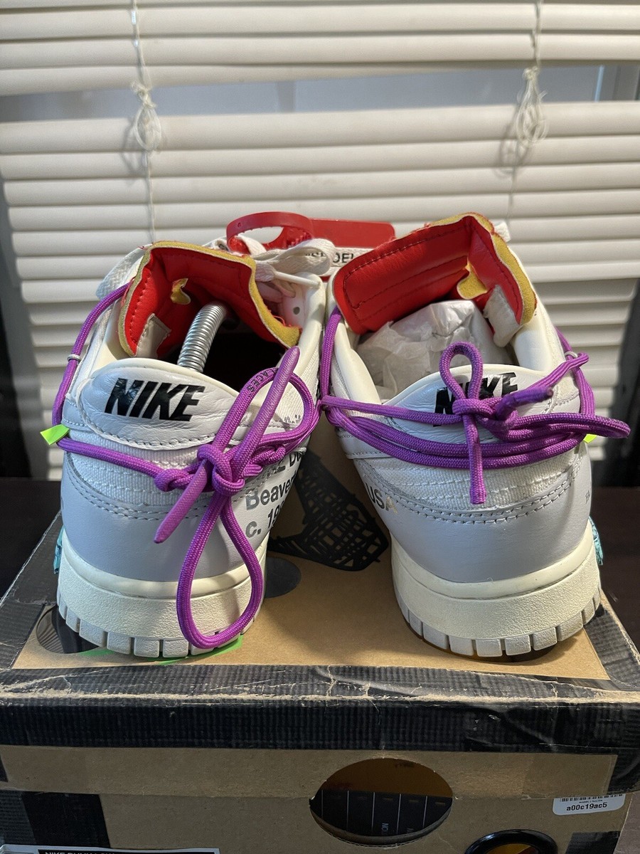 Nike Off-White Dunk Low 'Lot 45 of 50' Sneaker Off White Nike Off-White Dunk Low 'Lot 45 of 50' Sneaker Off White