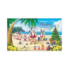 Australia - Christmas Island Christmas Minisheet 2024