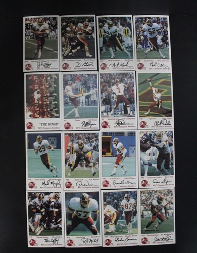 1984 Washington Redskins Frito-Lay Strafverfolgungspolizei Set (16) * 6085
