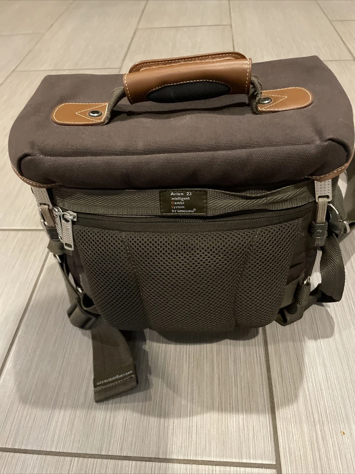 Bolso Vanguard Camera Arien 23 - Lona marrón Foto 2 de 4