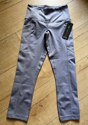 SIZE XS Yogalicious High Waist Capri Yoga Pants Sugar Plum Small CY61751 mujer
