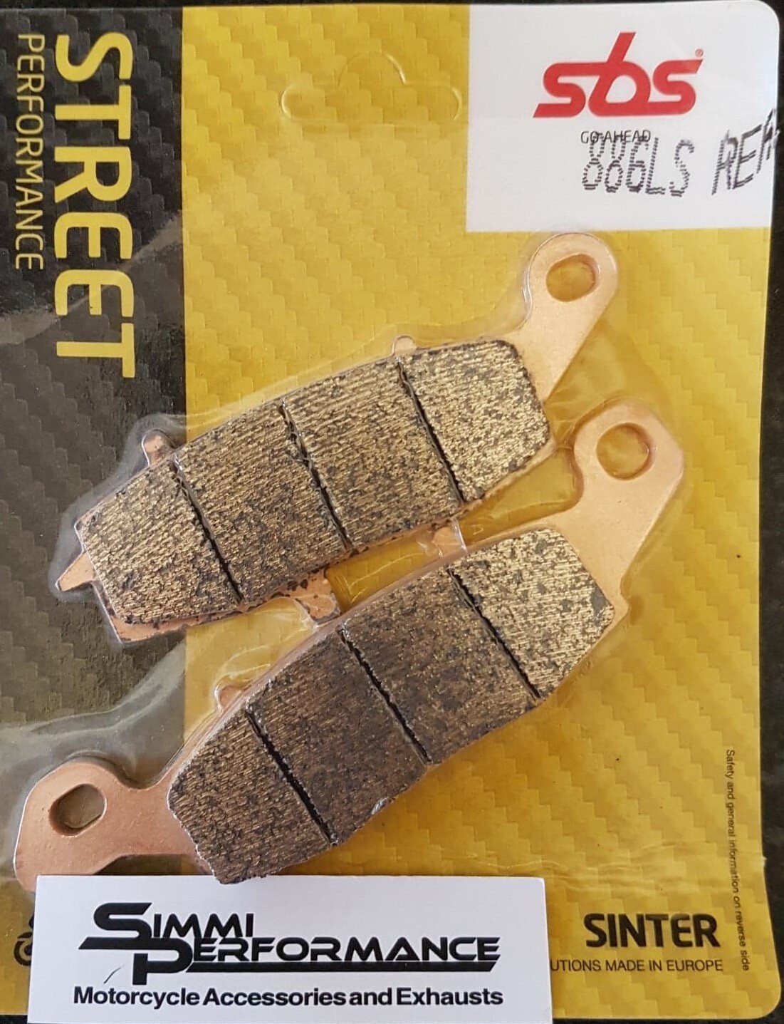 Brake Pads for KAWASAKI VN 900 LIGHT TOURER 2010-2012 Rear Street SBS - Image 31