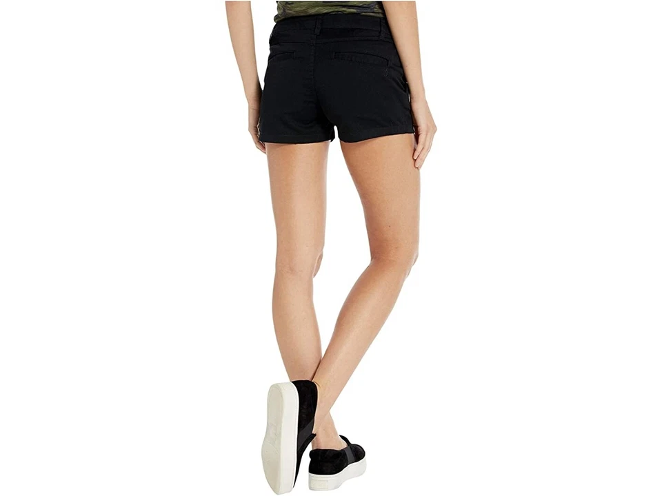 Volcom 265930 Women's Casual Low Rise Flat Front Chino Shorts Black Size 31 - Image 3 of 3