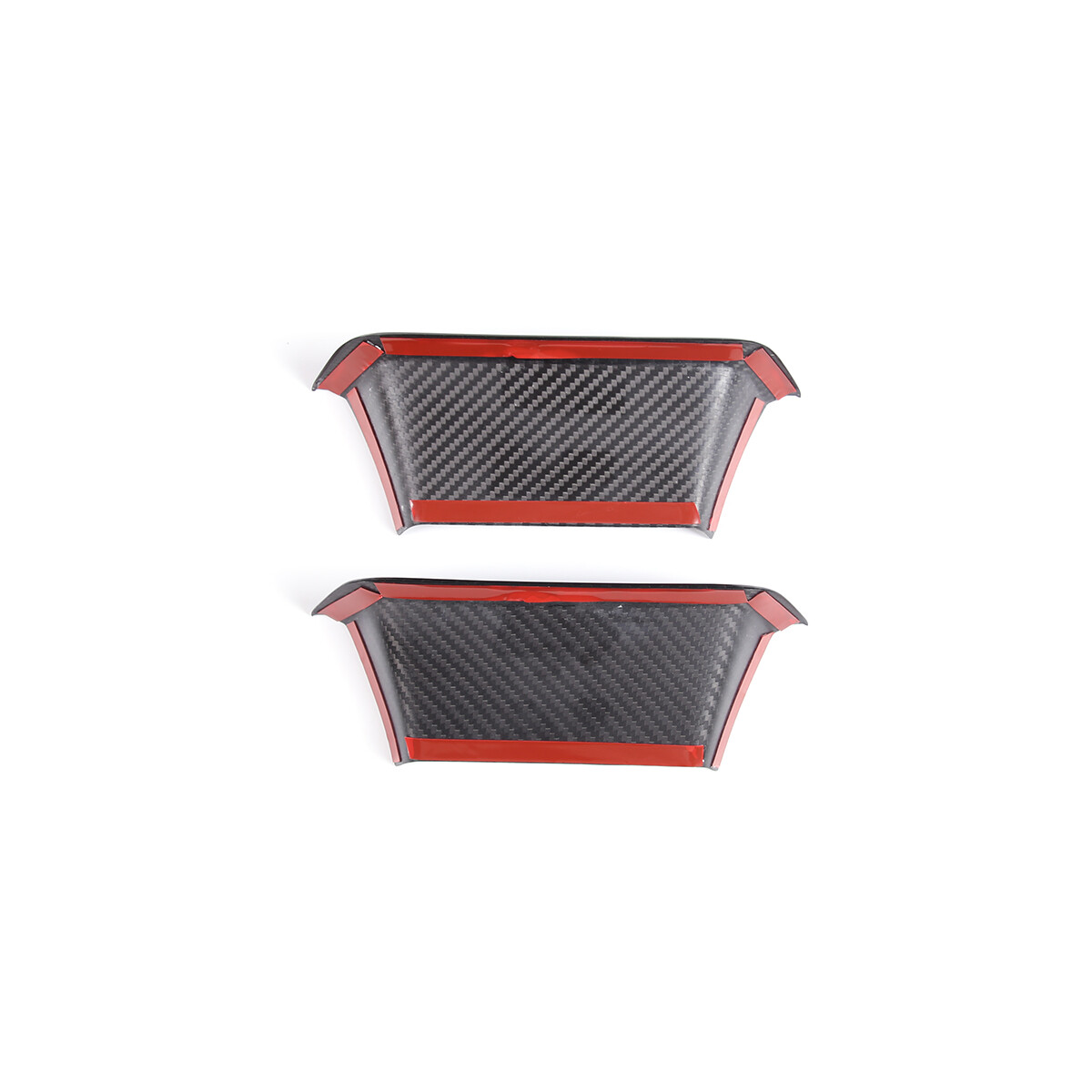 2pcs Real Carbon Fiber Headrest Lower Trim Cover Fits Lamborghini URUS 2018-2025