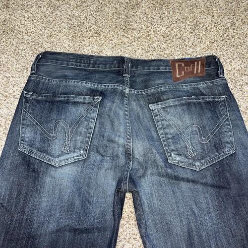Citizens of Humanity Sid Denim Jeans Mens 34 X 30 Blue Straight Leg USA - Picture 15 of 17