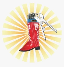 Deluxe Belt Bic Lighter Pouch Case Keychain Keyring Cowboy Country Multi Tool US