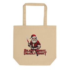 Silent Night, Deadly Night Christmas Eco Tote Bag
