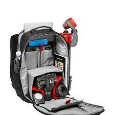 Manfrotto Essential Camera Backpack Black Multi Pocket Canvas Bag